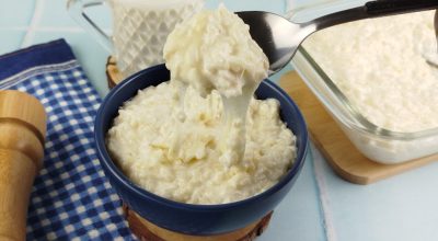 Arroz de leite cremoso
