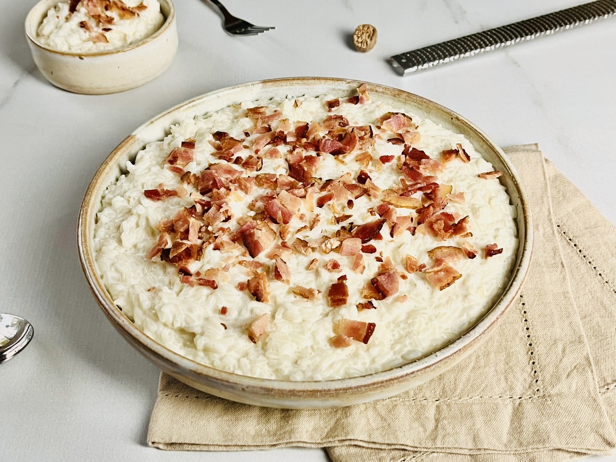 Arroz de leite cremoso simples