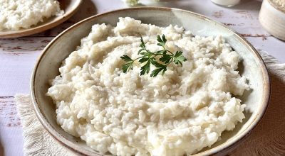 Arroz de leite salgado