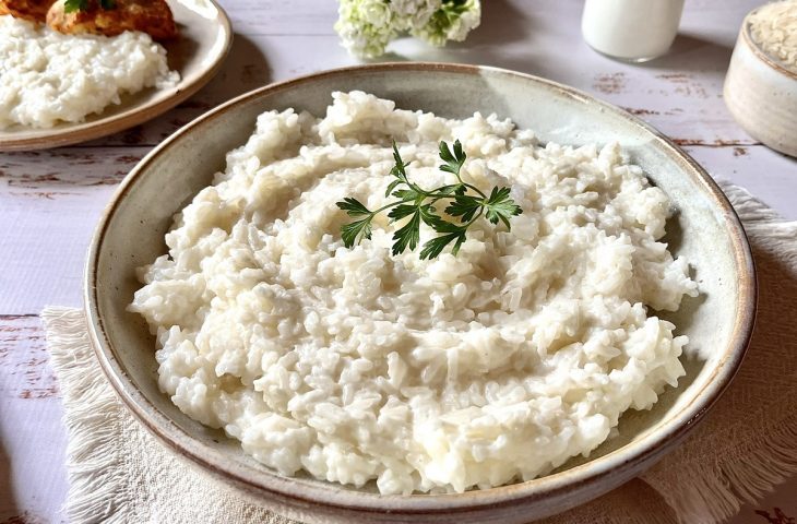 Arroz de leite salgado