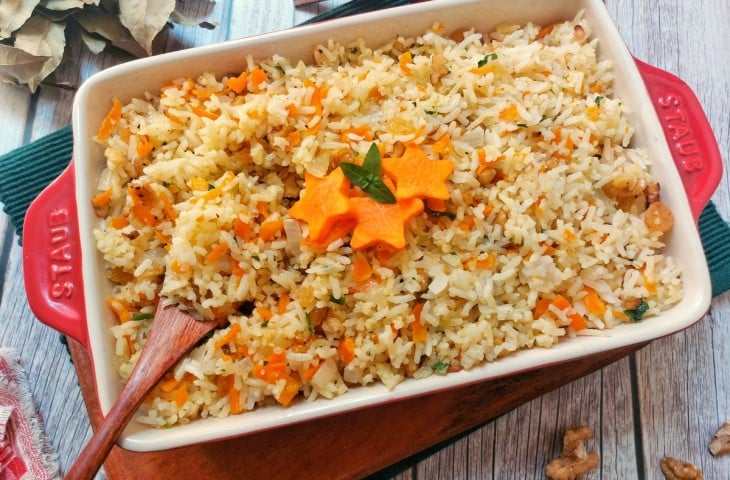 Arroz de Natal fácil