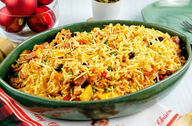Arroz de Natal temperado