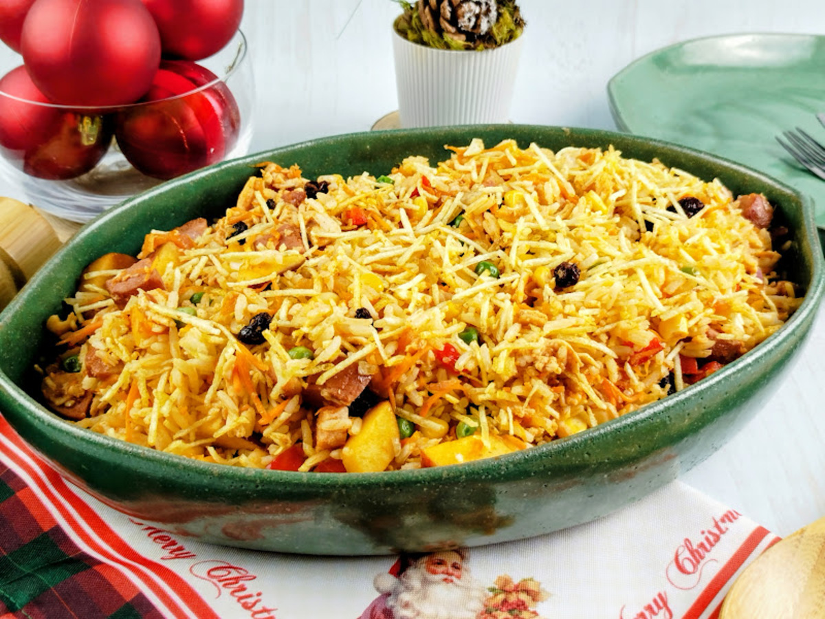Arroz de Natal temperado