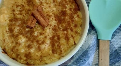 Arroz doce caramelizado