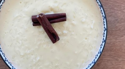 Arroz-doce com leite de coco