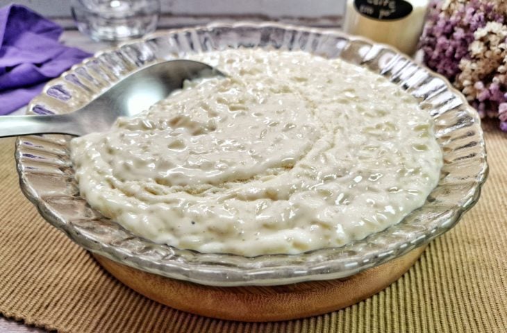 Arroz-doce cremoso com leite Ninho
