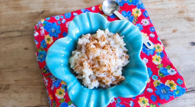 Arroz doce de micro-ondas fácil