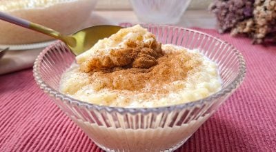 Arroz doce sem leite condensado