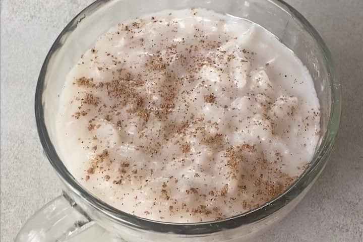 Arroz doce vegano