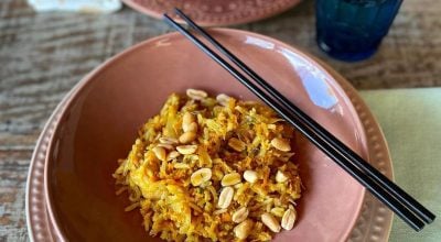 Arroz frito oriental