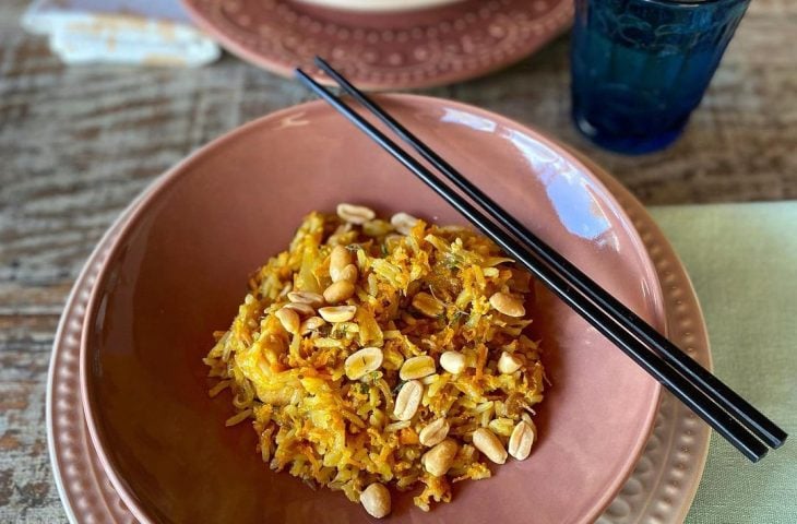 Arroz frito oriental