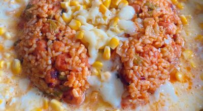 Arroz vulcão coreano