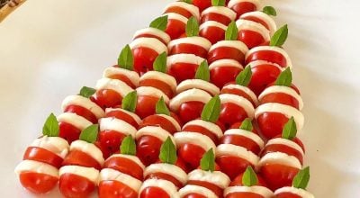 Árvore de Natal caprese