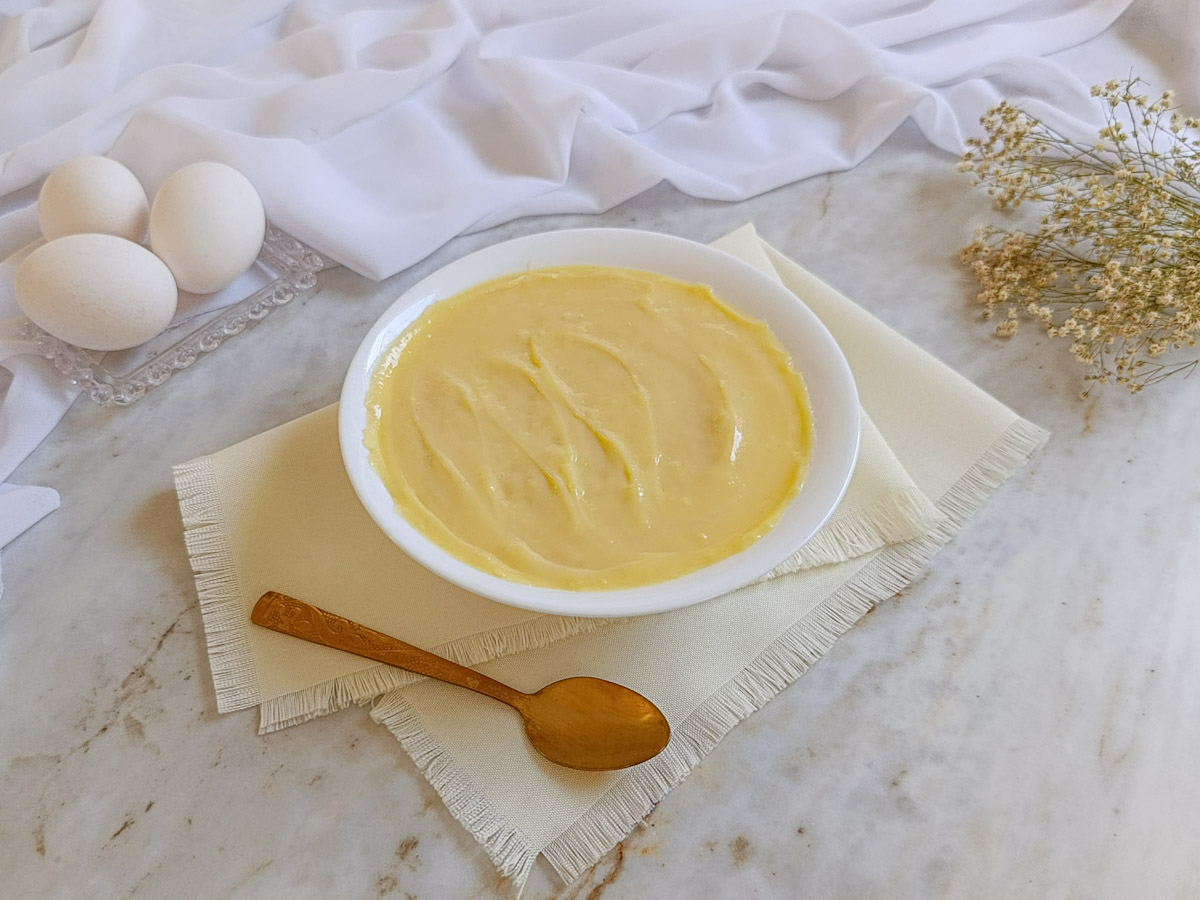 Baba de moça com leite condensado