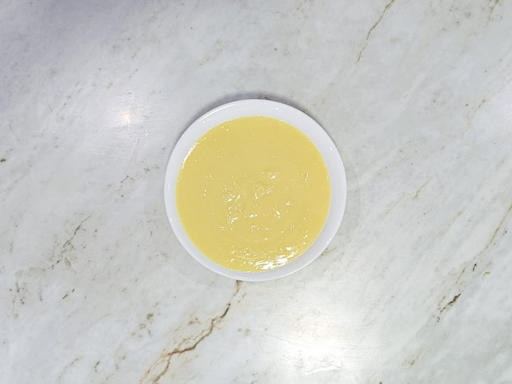 Baba de moça ao ponto.