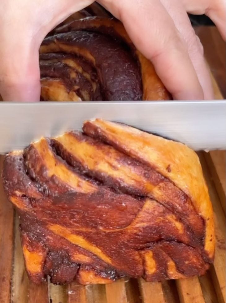 Babka de chocolate fofinho