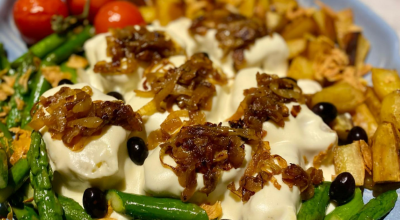 Bacalhau com molho bechamel