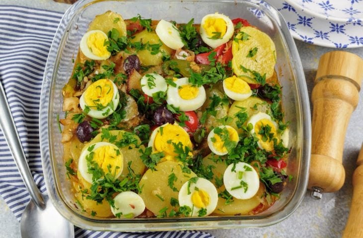 Bacalhau simples e rápido