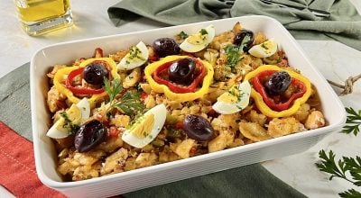 Bacalhoada portuguesa à moda brasileira