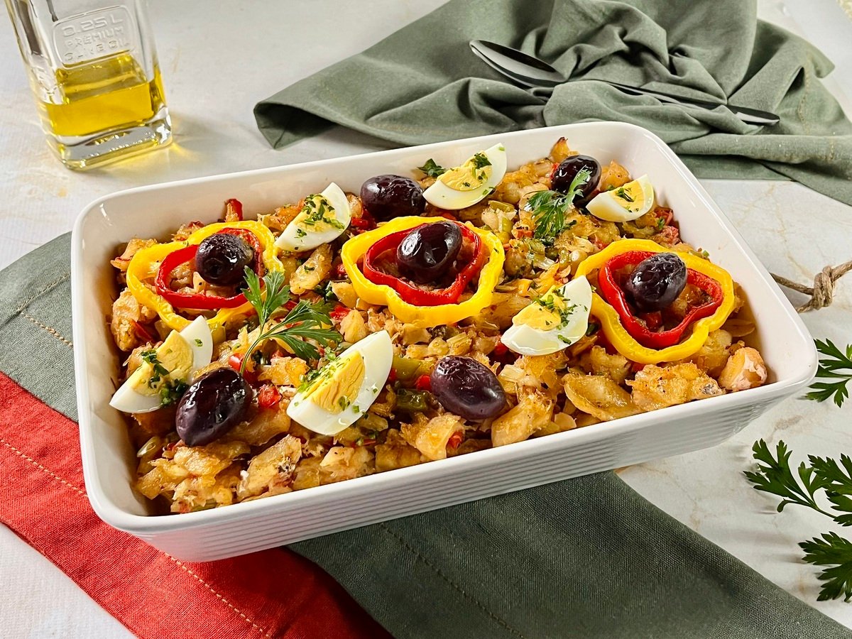 Bacalhoada portuguesa à moda brasileira