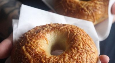 Bagels com queijo