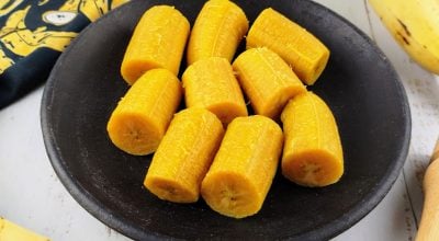 Banana-da-terra cozida