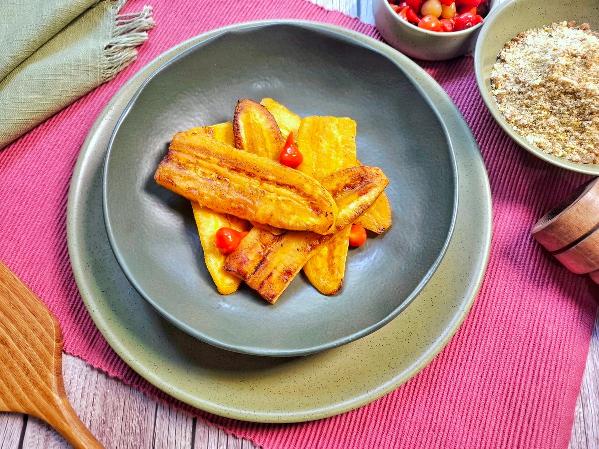Banana da terra frita