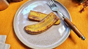 Banana-da-terra na air fryer