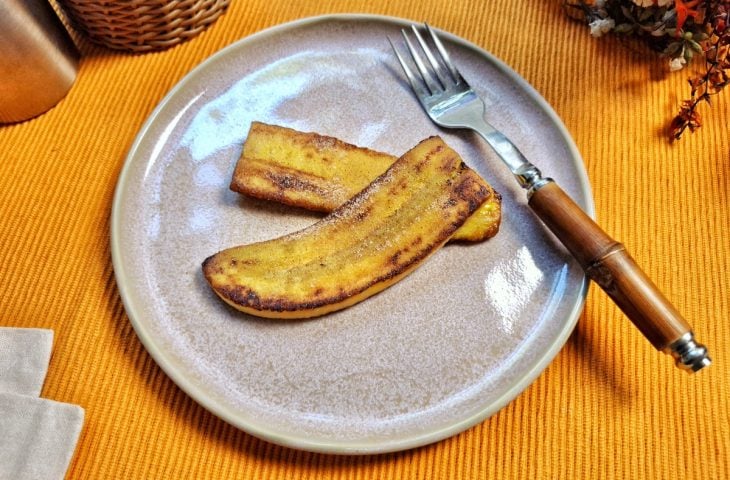 Banana-da-terra na Air Fryer