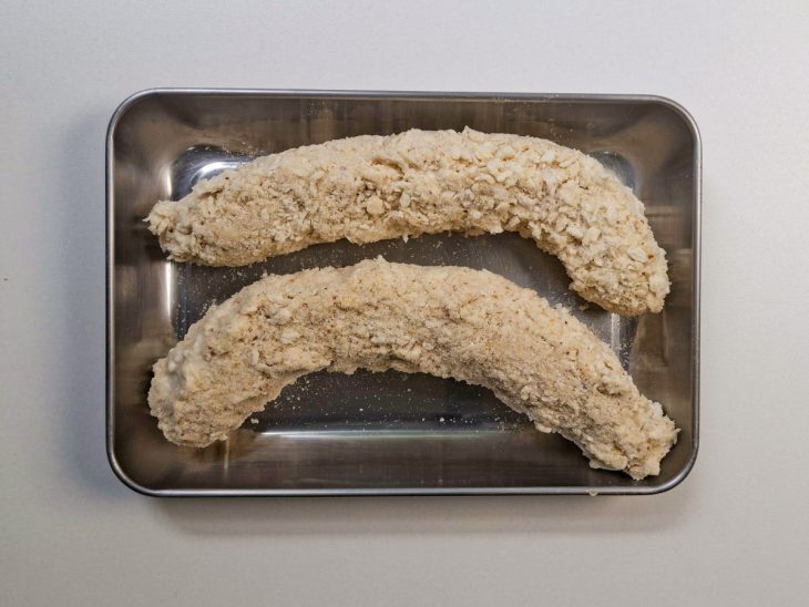 Bananas empanadas reservadas.