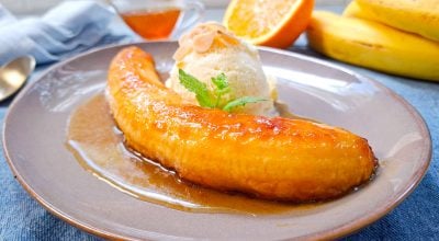 Banana flambada