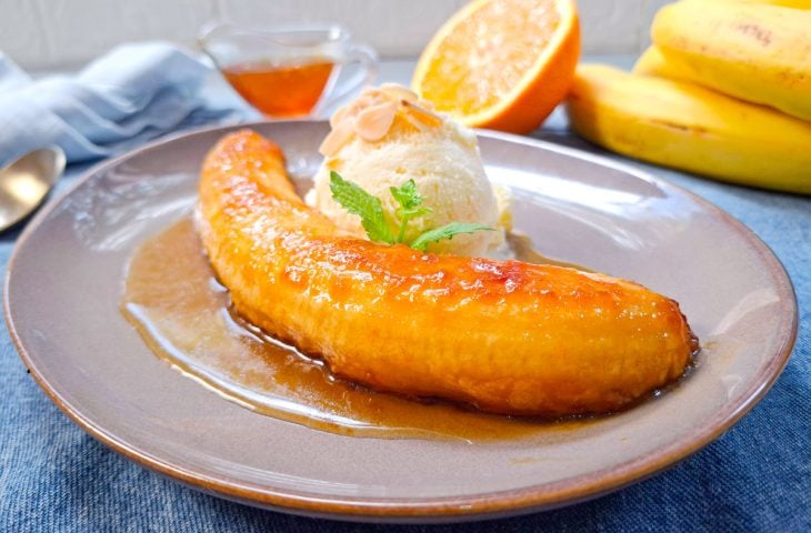 Banana flambada
