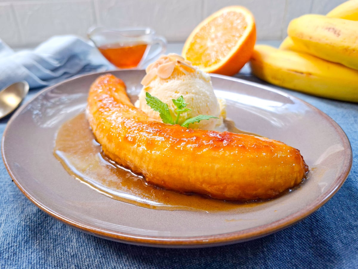 Banana flambada