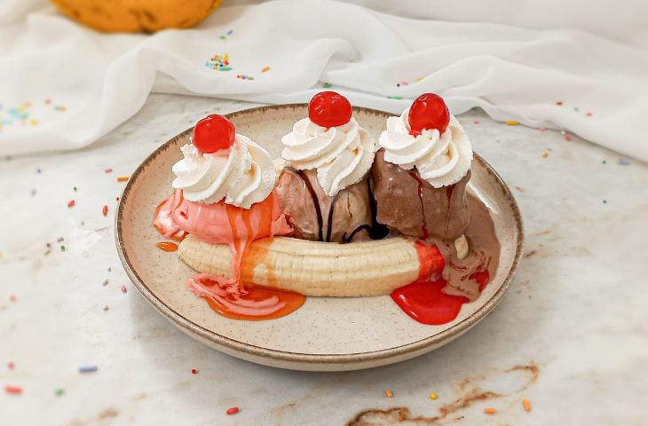 Banana split simples