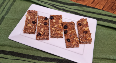 Barra de cereal de banana
