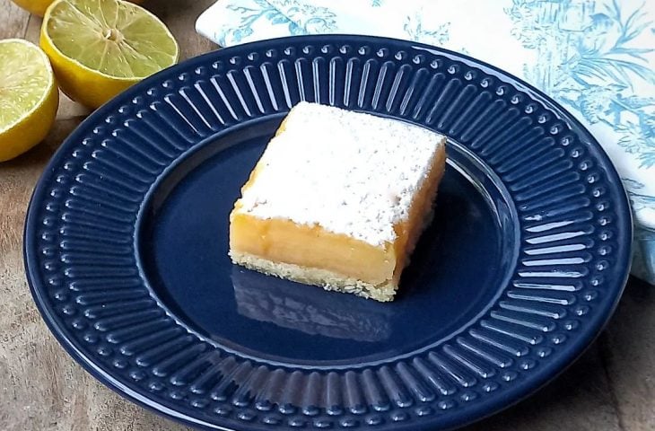Barras de limão siciliano