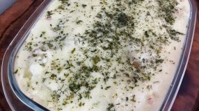 Batata ao molho branco