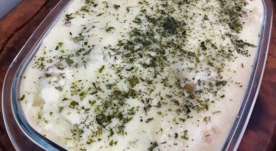 Batata ao molho branco