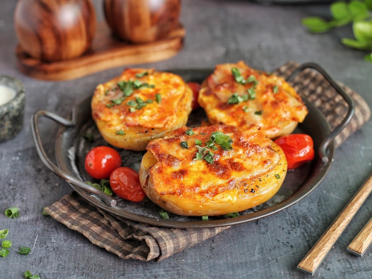 Batata assada no forno
