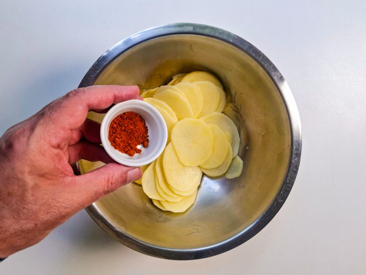 Tempero para ser adicionado na batata.