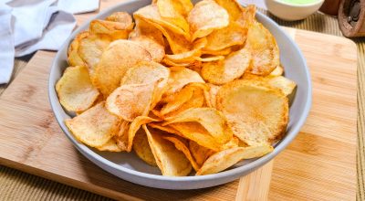 Batata chips simples