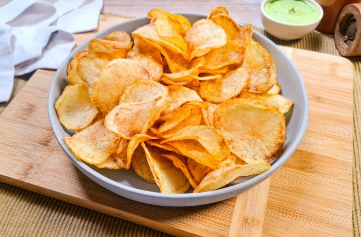 Batata chips simples