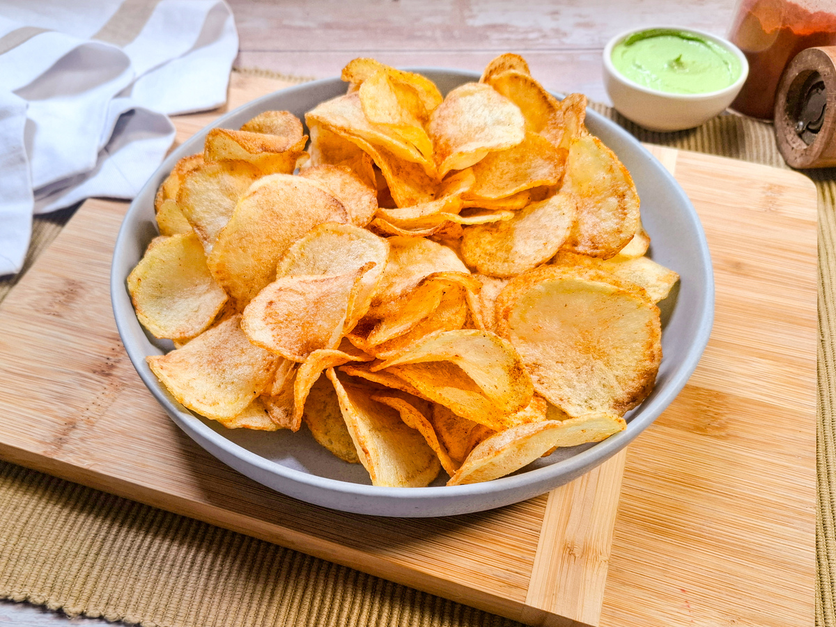 Batata chips simples