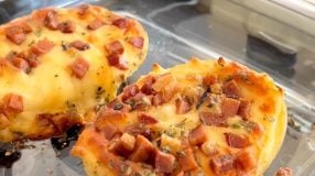 Batata cremosa recheada