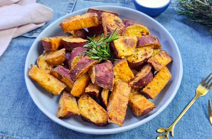 Batata-doce assada no forno