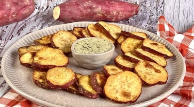 Batata-doce na airfryer