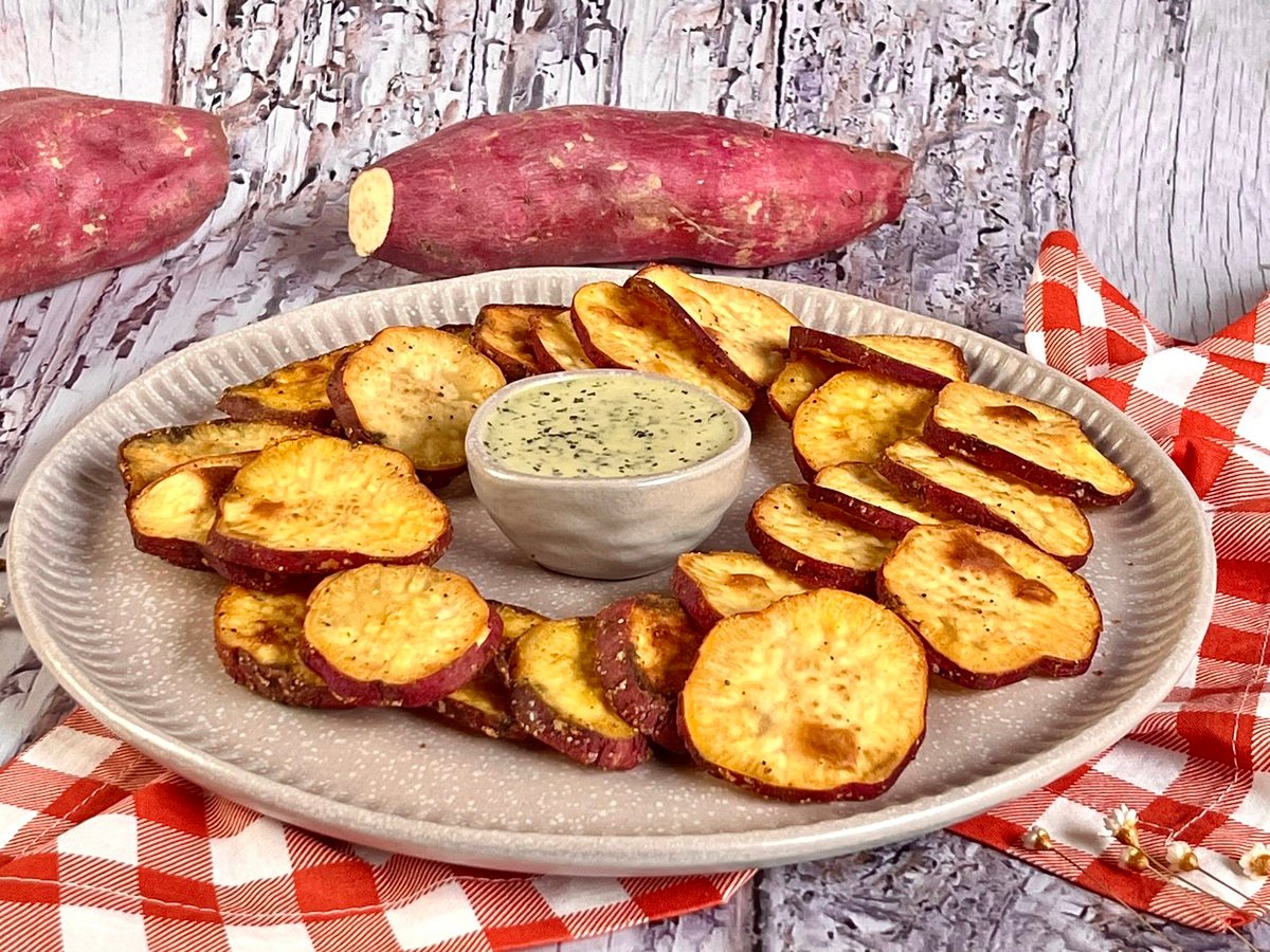 Batata-doce na airfryer