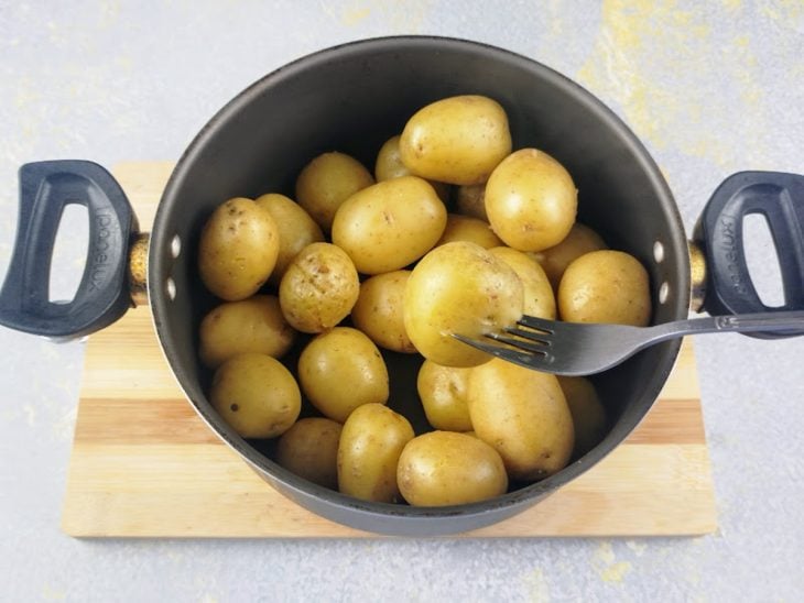 Batata cozida.
