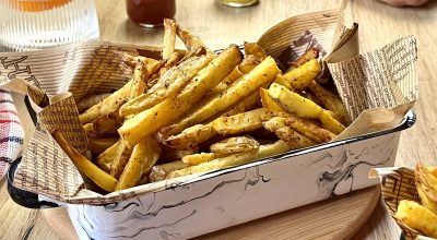 Batata frita na airfryer