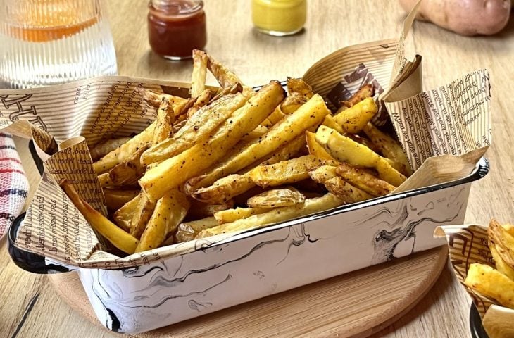 Batata frita na airfryer